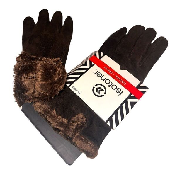 New Isotoner Casual Microluxe Lining
Gloves, Large/ Run XSmall - Picture 12 of 12